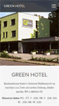 Mobile Screenshot of hotelgreen.cz