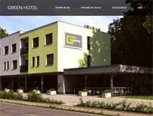 Tablet Screenshot of hotelgreen.cz